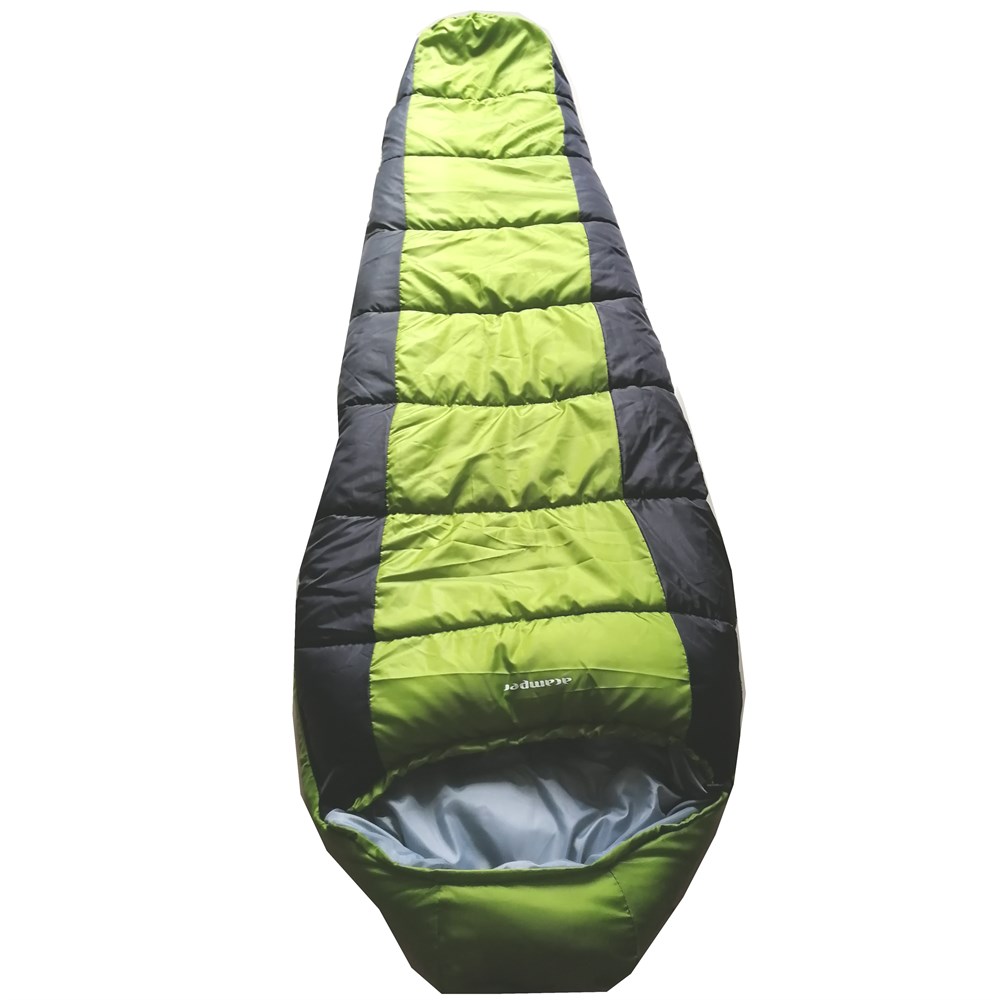Спальный мешок ACAMPER-NORDLYS 2*200г/м2 (black-green) - фото 10009