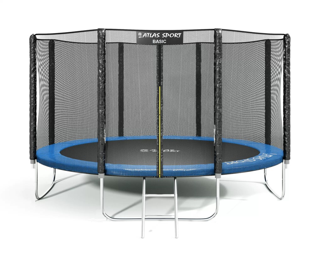 Батут Atlas Sport 435 см (14ft) Basic BLUE - фото 10157