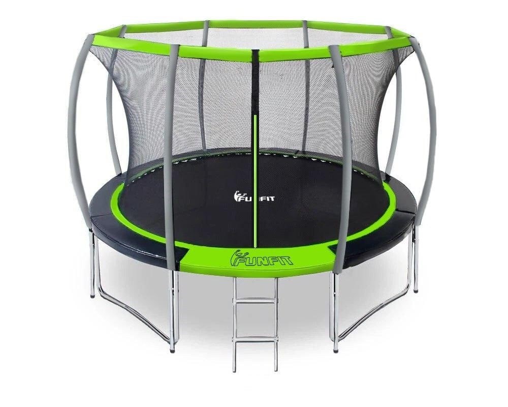 Батут FunFit 10 FT 312 см PRO inside зеленый - фото 10214
