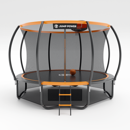 Батут Jump Power 14 ft Pro Inside Basket Orange - фото 11875