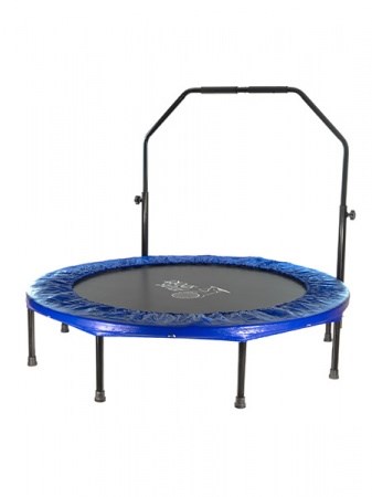 Батут для фитнеса ATLAS SPORT 122 см с ручкой на пружинах - фото 9399