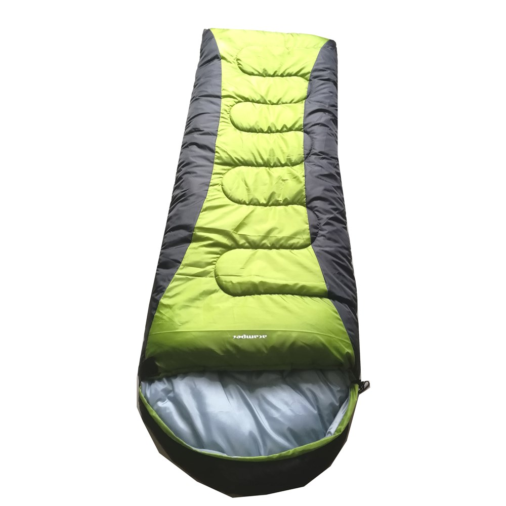 Спальный мешок ACAMPER HYGGE 2*200г/м2 (black-green) - фото 9997