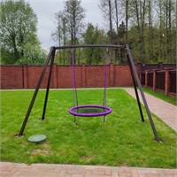 Качели МЕТАЛЛИЧЕСКИЕ с гнездом 100 см 3306