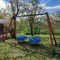 Качели Садовые удлиненные с гнездом 120 см и лодочкой 1703