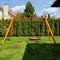 Качели Садовые удлиненные с гнездом 120 см и лодочкой 1703