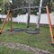 Качели КРЕПЧЕ ВСЕХ на 2 гнезда 120 см 2905