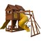 Детский игровой комплекс Newsunrise с винтовой горкой-трубой, рукоходом 1789